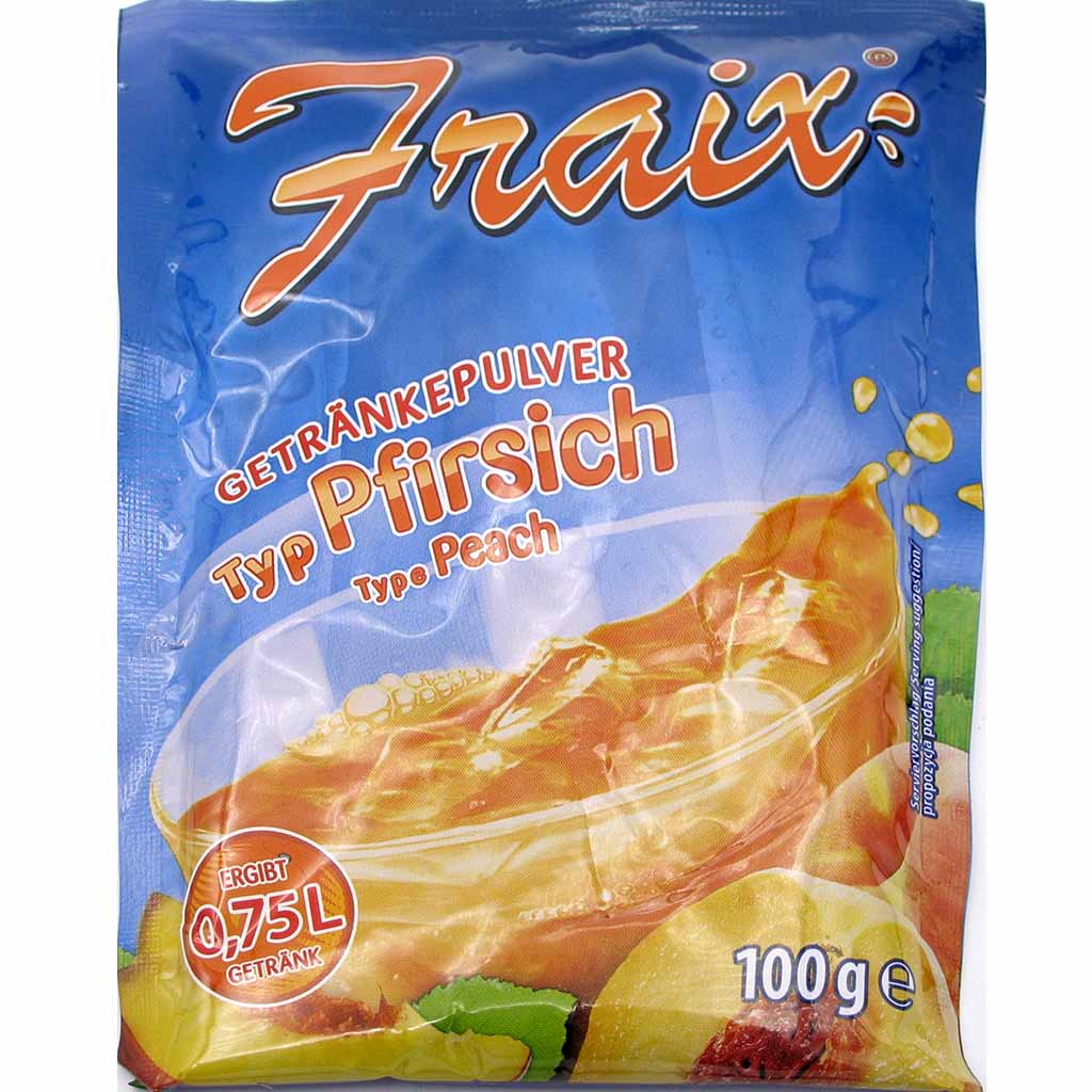 2,5kg Fraix Instant Getränkepulver Pfirsich (25x100g) MHD:30.4.26