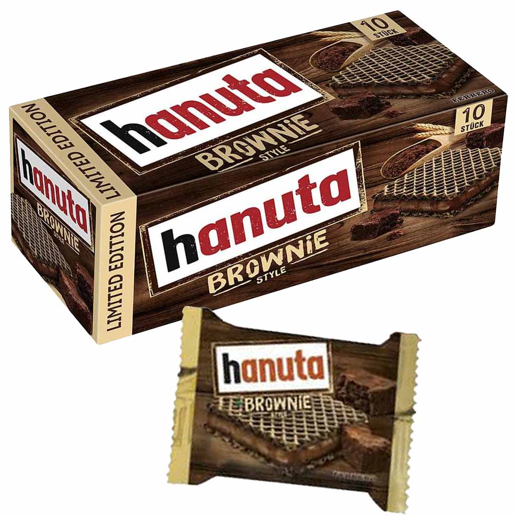 Hanuta Haselnuss-Schnitte Brownie 220g MHD:25.3.23