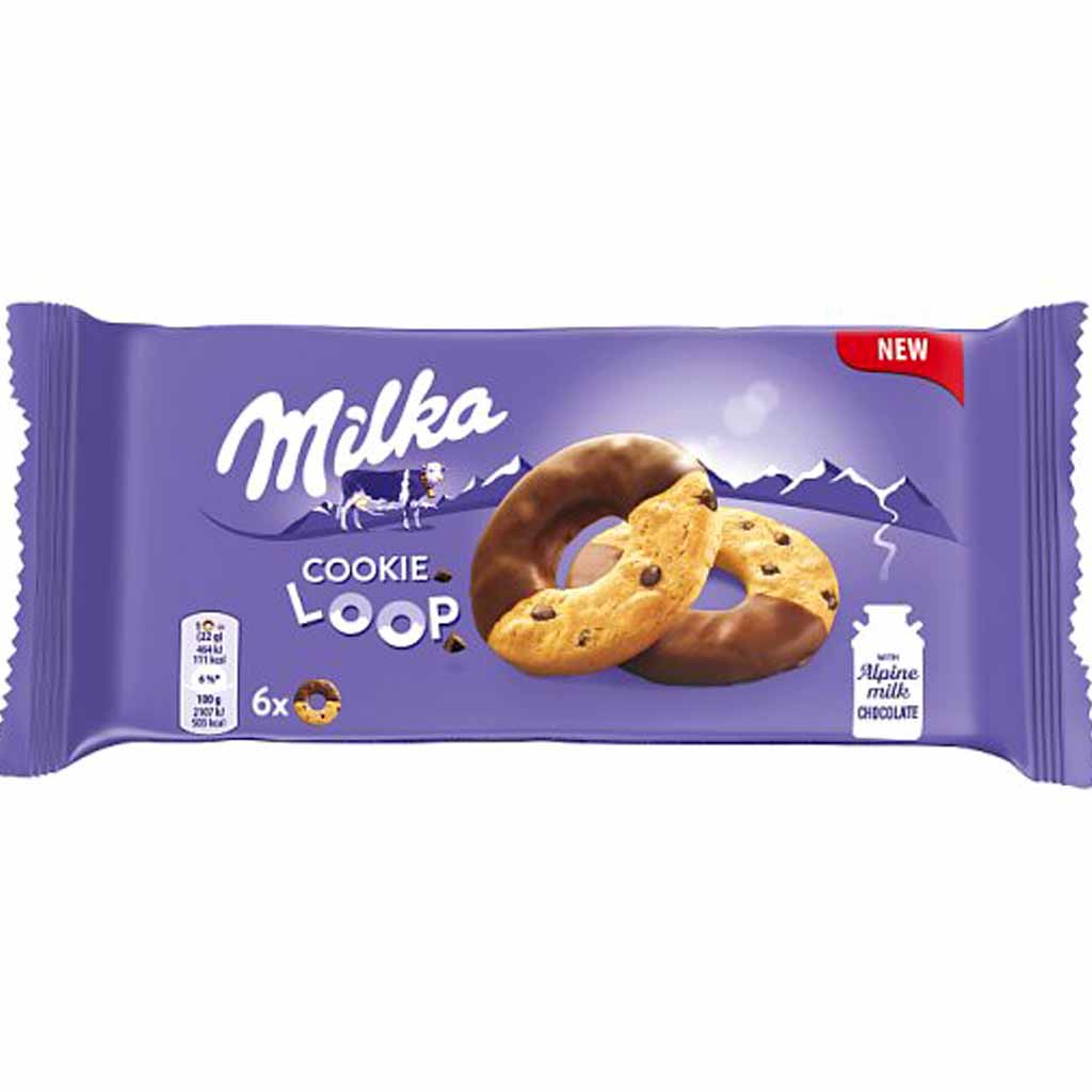Milka Cookie Loop 132g MHD:30.9.24
