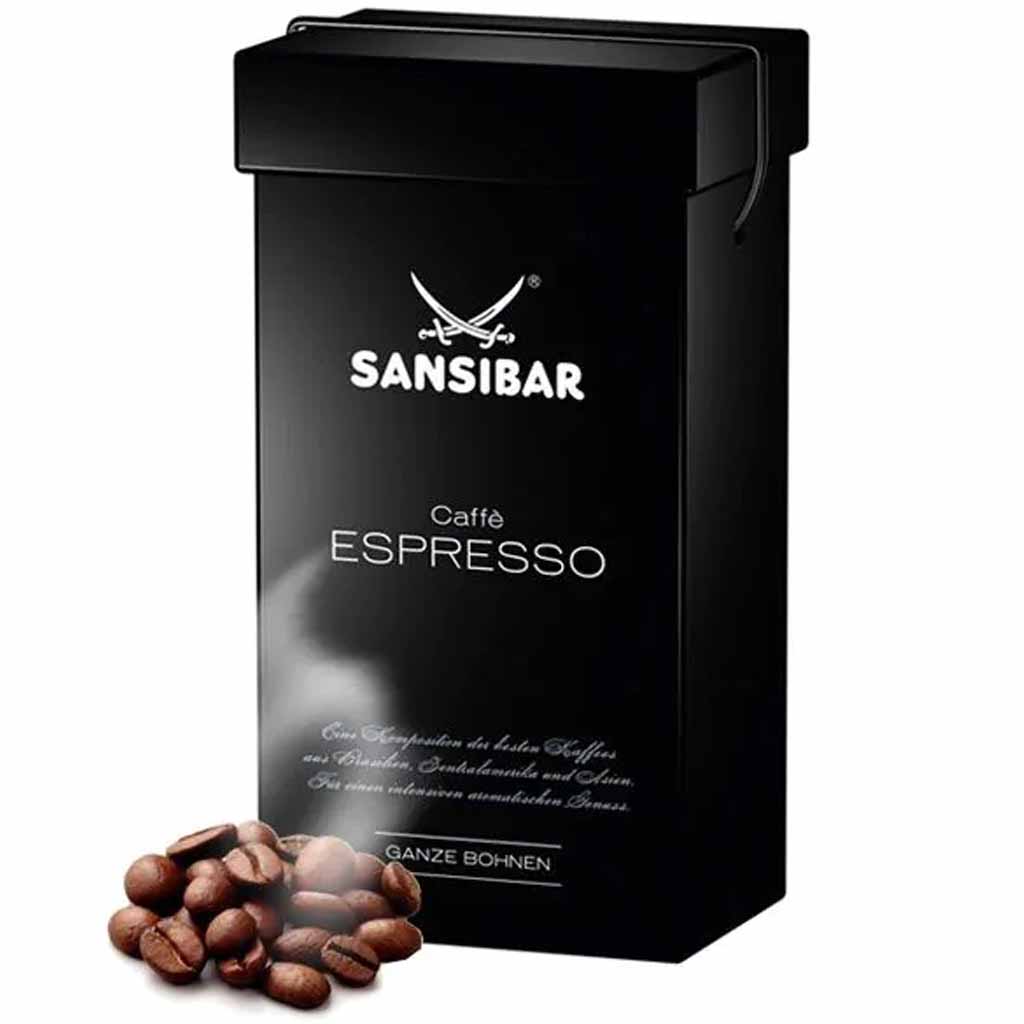 Sansibar Caffe Espresso ganze Bohnen 250g MHD:31.8.23