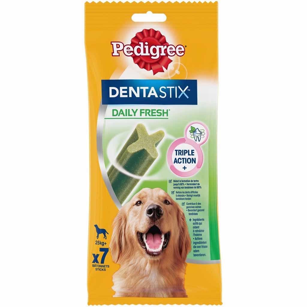Pedigree DentaStix Fresh 25kg+ für große Hunde 7 Stix 270g MHD:14.10.21