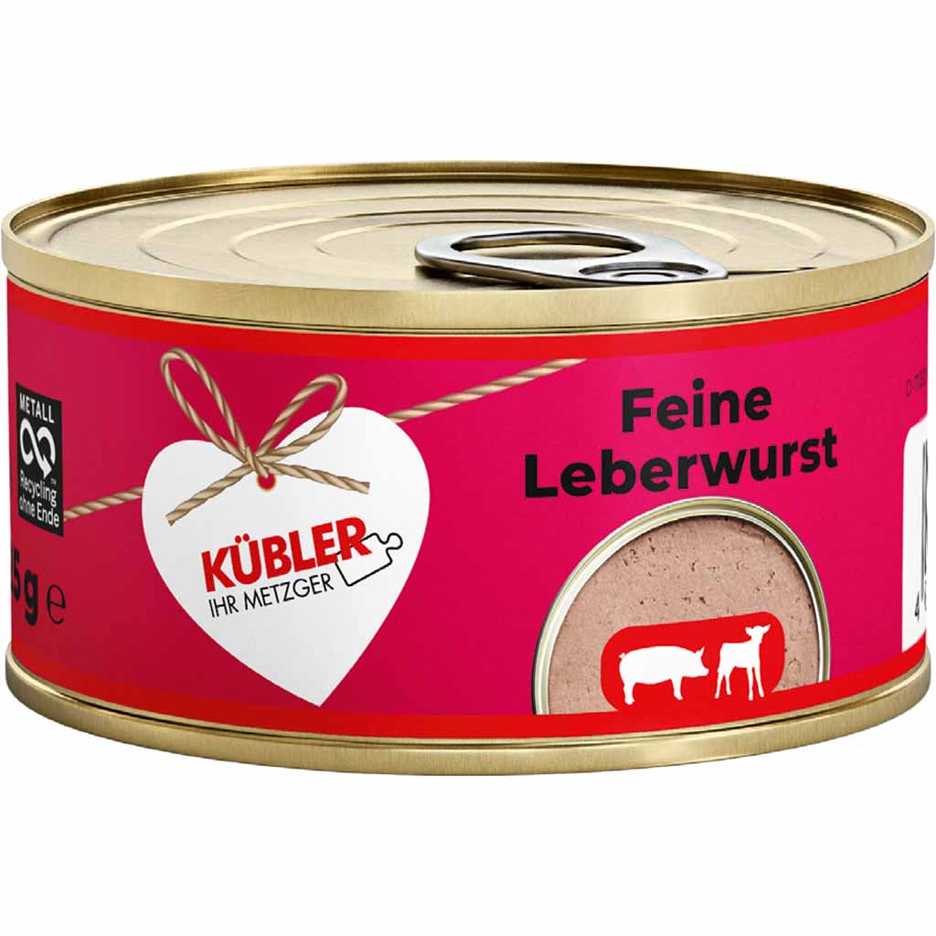 Küblers Feine Leberwust 125g 