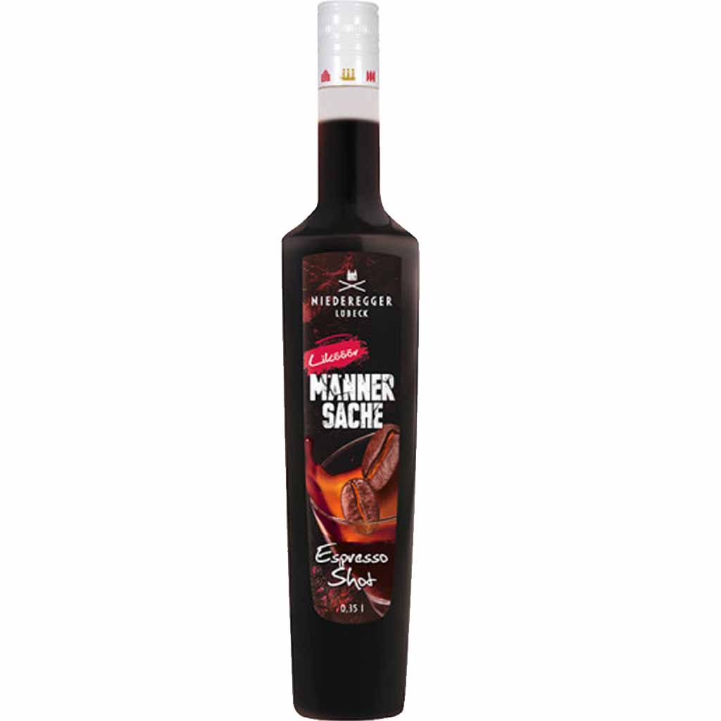 Niederegger Männersache Likööör Espresso Shot 22%vol 0,35L MHD:1.1.27