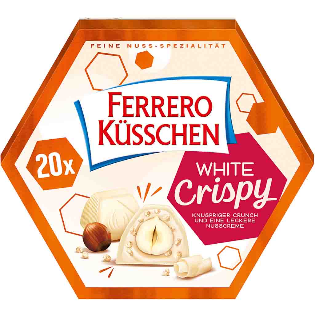 Ferrero Küsschen White Crispy 20er 172g, 8000500387221