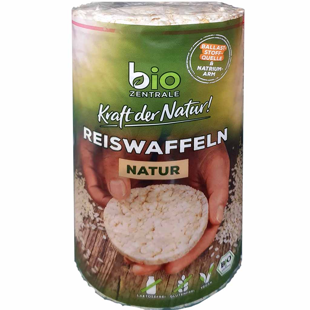 Biozentrale Bio Reiswaffeln Natur 100g MHD:4.5.25