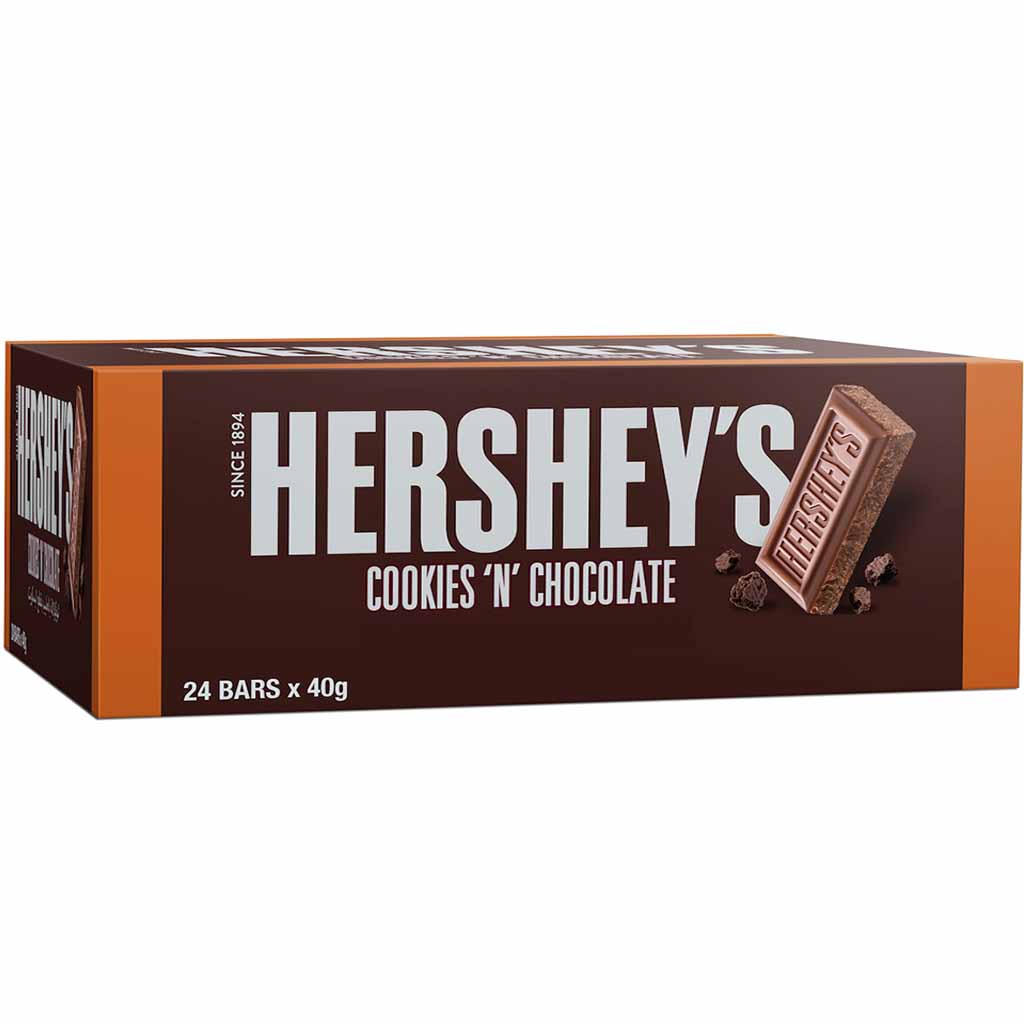24x Hersheys Cookies N Chocolate á 40g=960g MHD:16.5.25