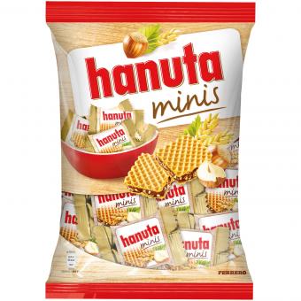 Hanuta minis Haselnuss-Schnitte 200g MHD:19.9.24