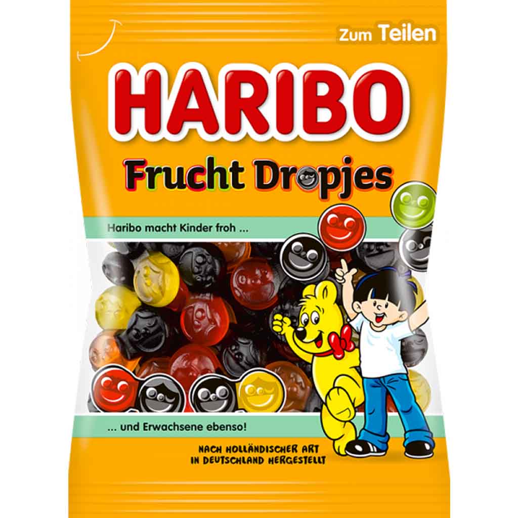 Haribo Frucht Dropjes 175g MHD:30.7.23
