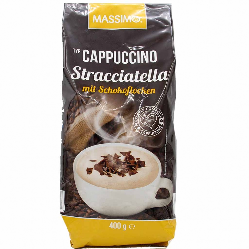 Massimo Cappuccino Stracciatella mit Schokoflocken 400g