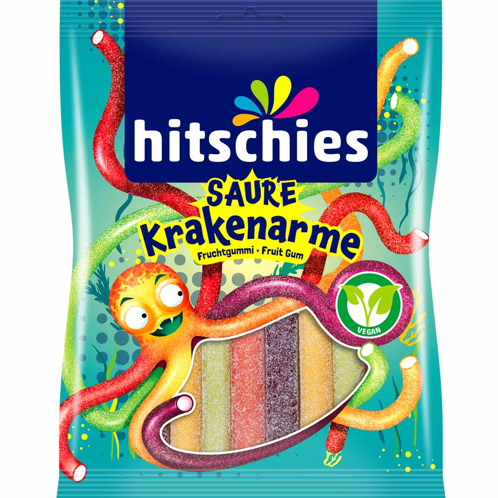 Hitschler Hitschies Saure Krakenarme 125g MHD:30.10.25