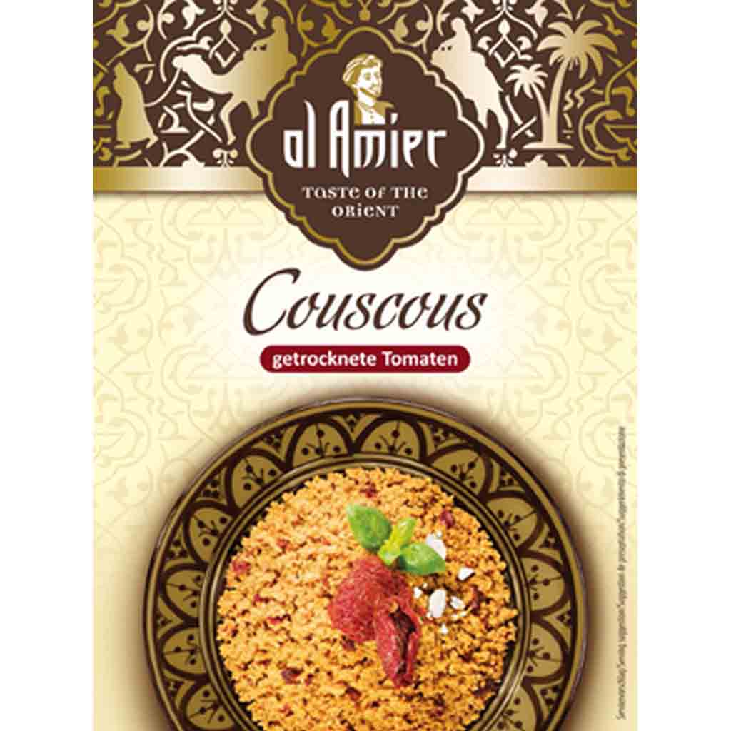al Amier Couscous mit getrockneten Tomaten 200g MHD:28.2.25