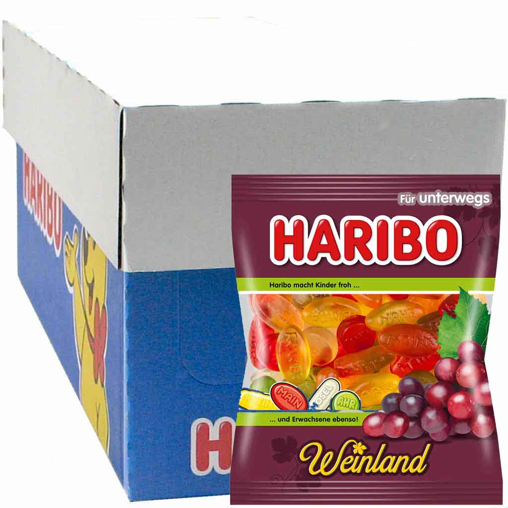 30x Haribo Weinland á 100g=3kg MHD:30.6.25