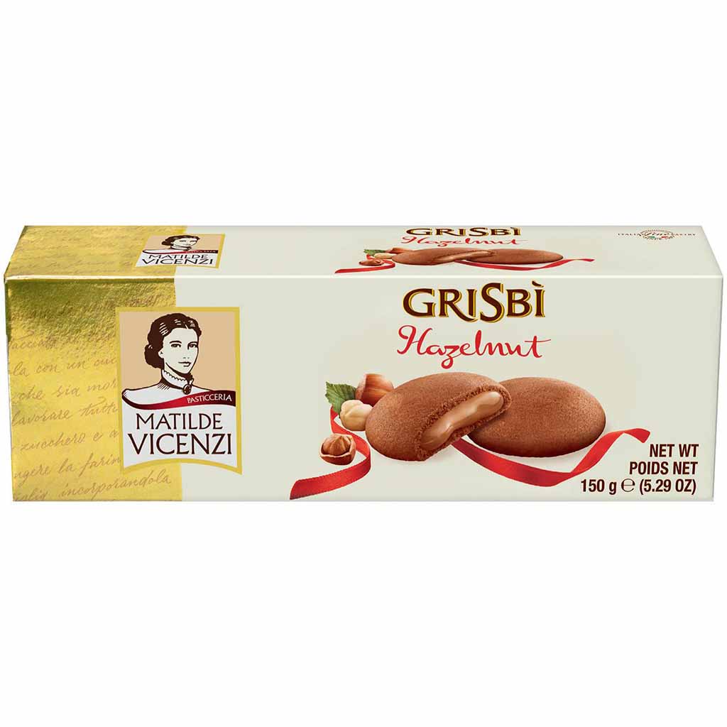 Matilde Vicenzi Grisbi Hazelnut 150g MHD:30.11.24