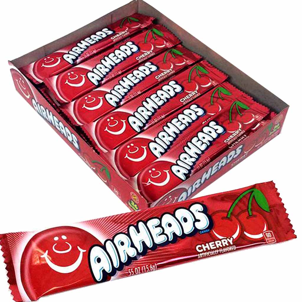 Airheads Cherry 36x15,6g=561g MHD:30.7.22
