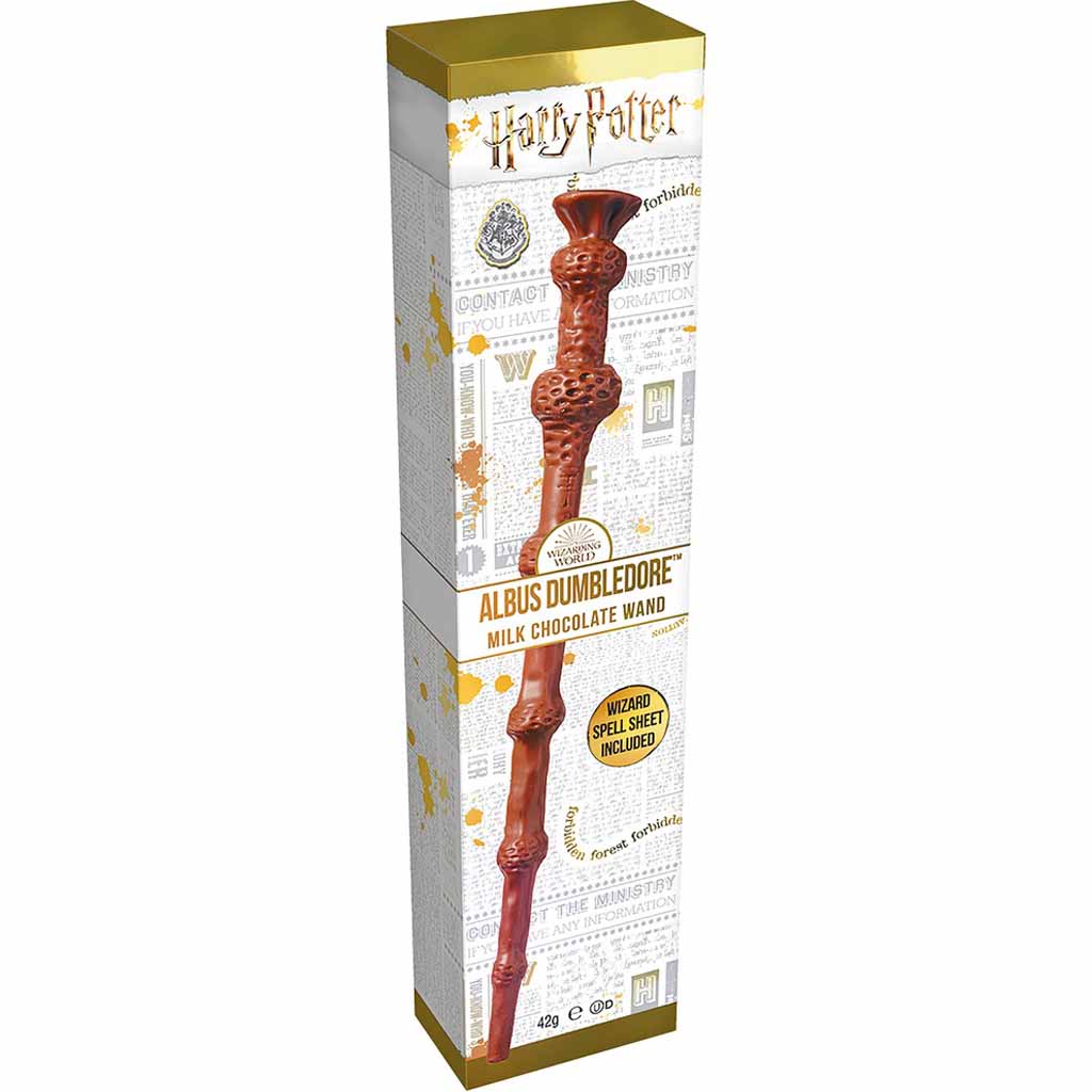 Harry Potter Albus Dumbledore Zauberstab Milchschokolade 42g MHD:15.2.21
