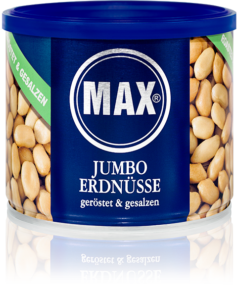 MAX Jumbo Erdnüsse geröstet und gesalzen 300g MHD:30.6.25