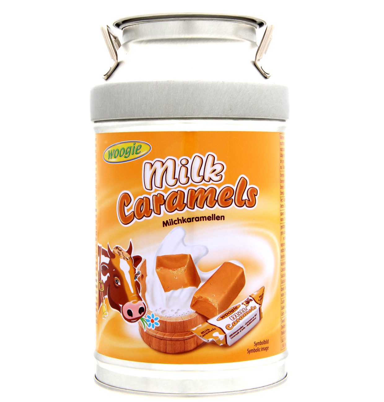 Woogie Milchkaramellen-Kanne Spardose 250g MHD:7.2.25