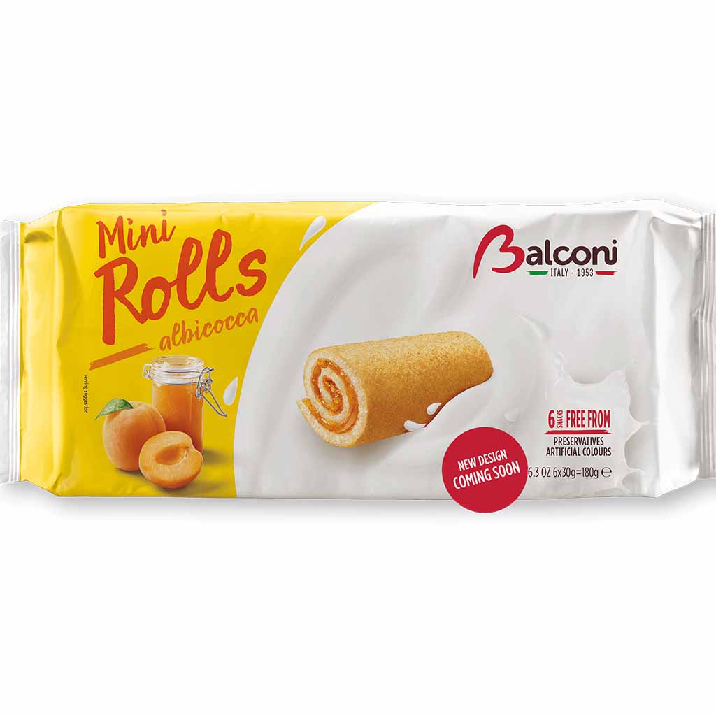 Balconi Mini Rolls Aprikose 6er 180g MHD:28.12.22