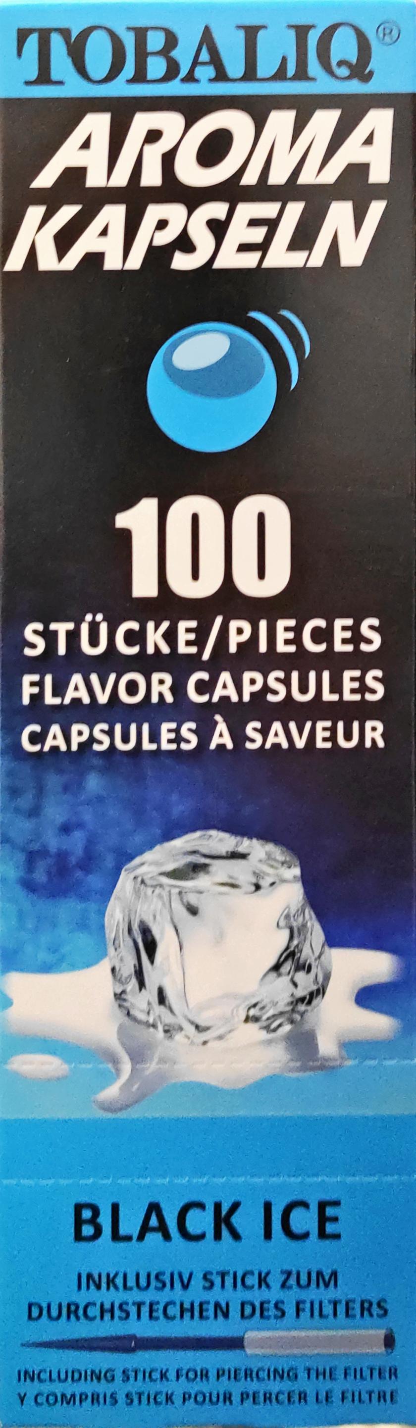 Aroma Kapseln für Ihre Zigarette 12x100 Stück= 1200 Stück Black Ice Geschmack