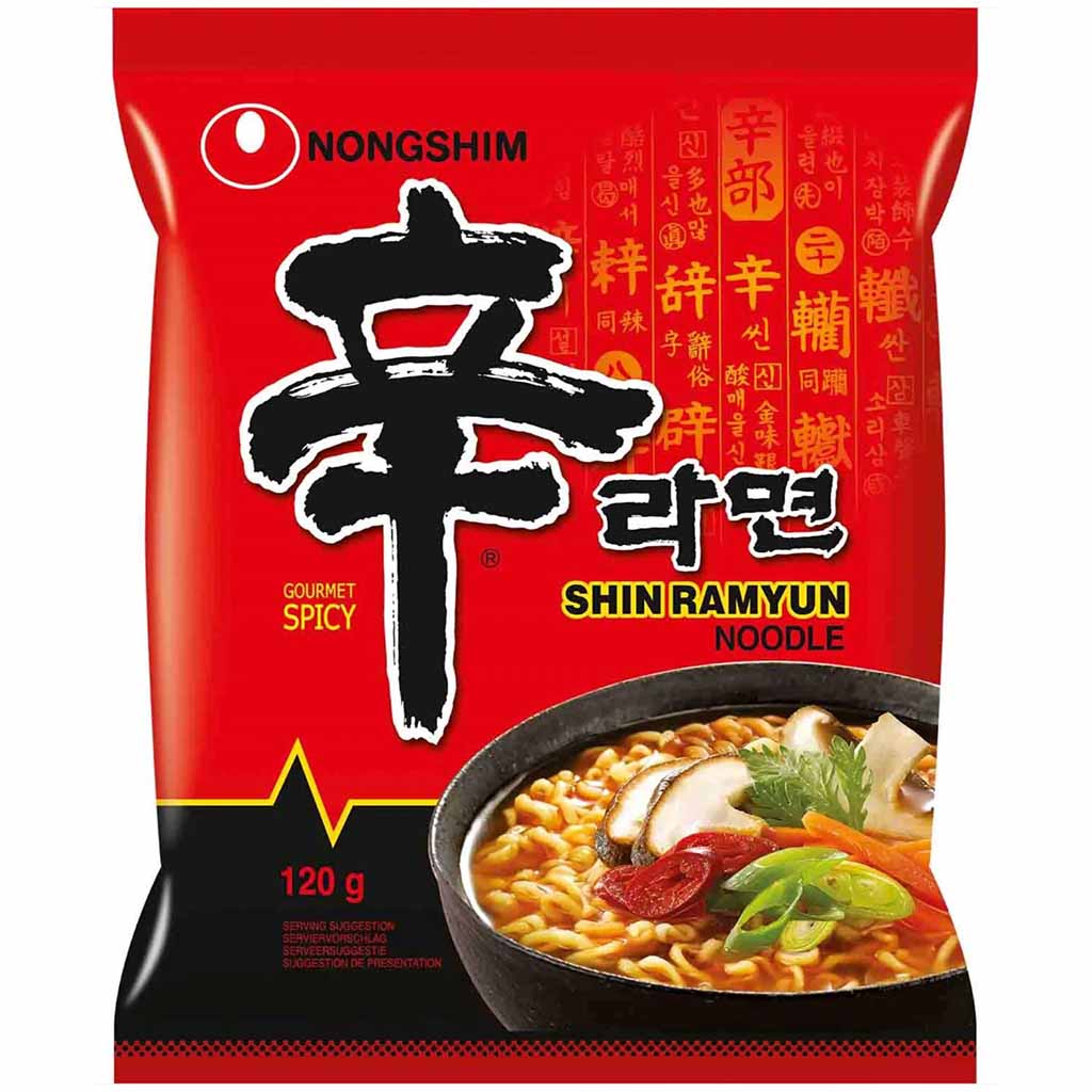 Nongshim Shin Ramyun Ramen Nudeln vegan 20x120g