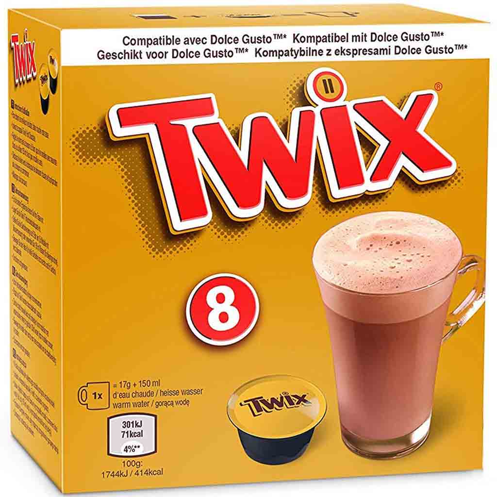 Twix Dolce Gusto Kapseln 8 Tassen 136g MHD:23.3.23