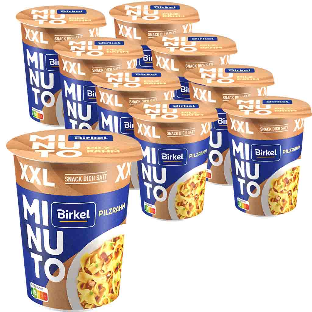 Birkel Minuto XXL Pilzrahm Topf 8x78g=624g MHD:30.4.25