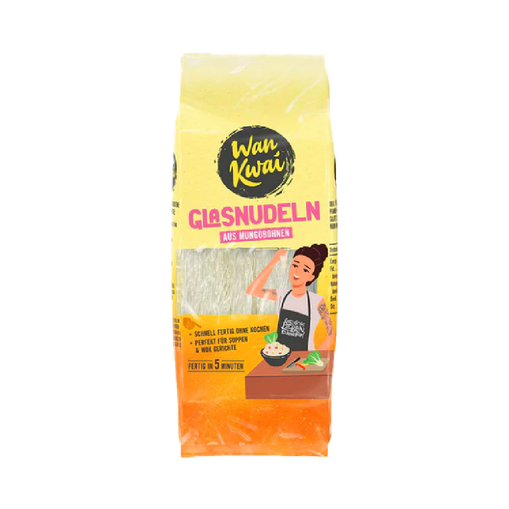 Wan Kwai Glasnudeln aus Mungobohnen 100g MHD:6.1.27