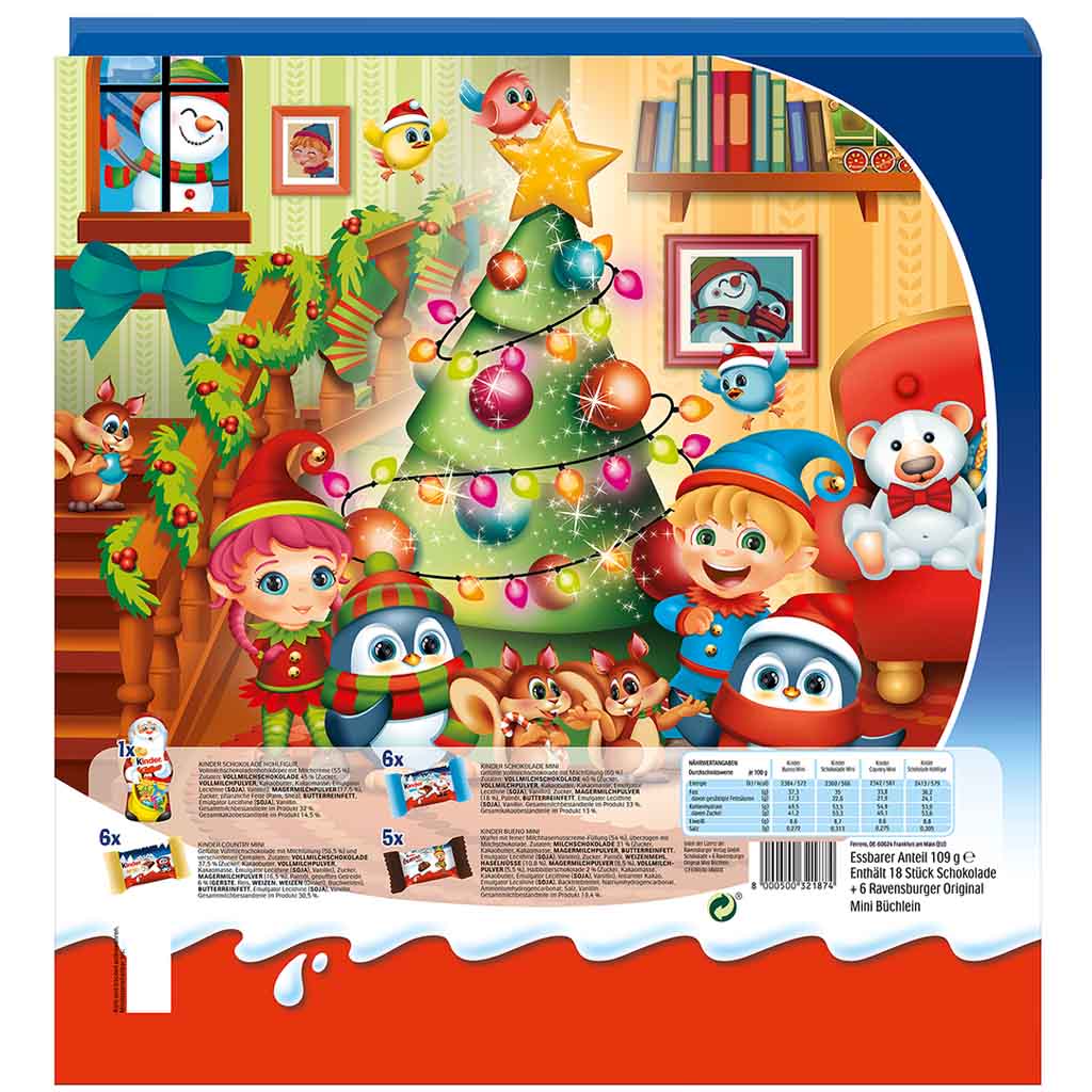 Ferrero Kinder & Ravensburger Adventskalender 2021