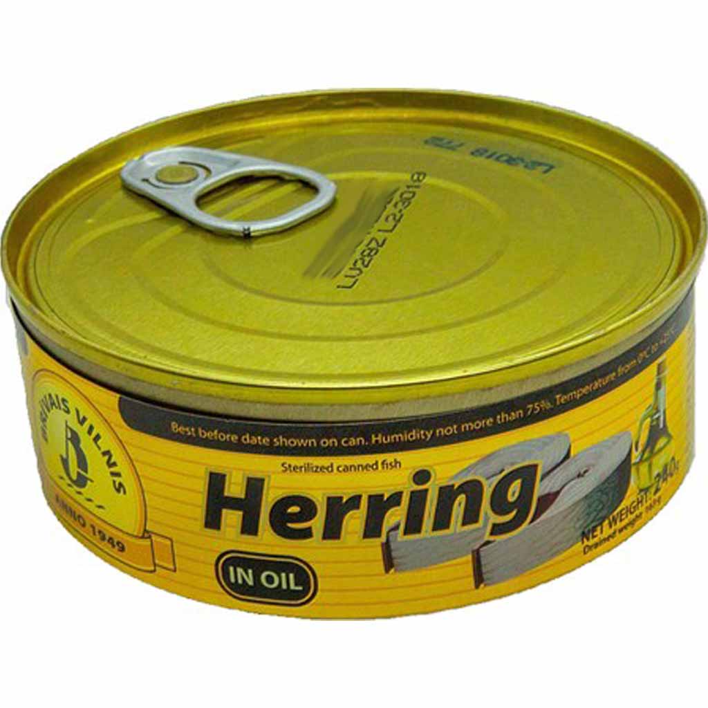 Brivais Vilnis Hering in Öl 240g MHD:16.12.23