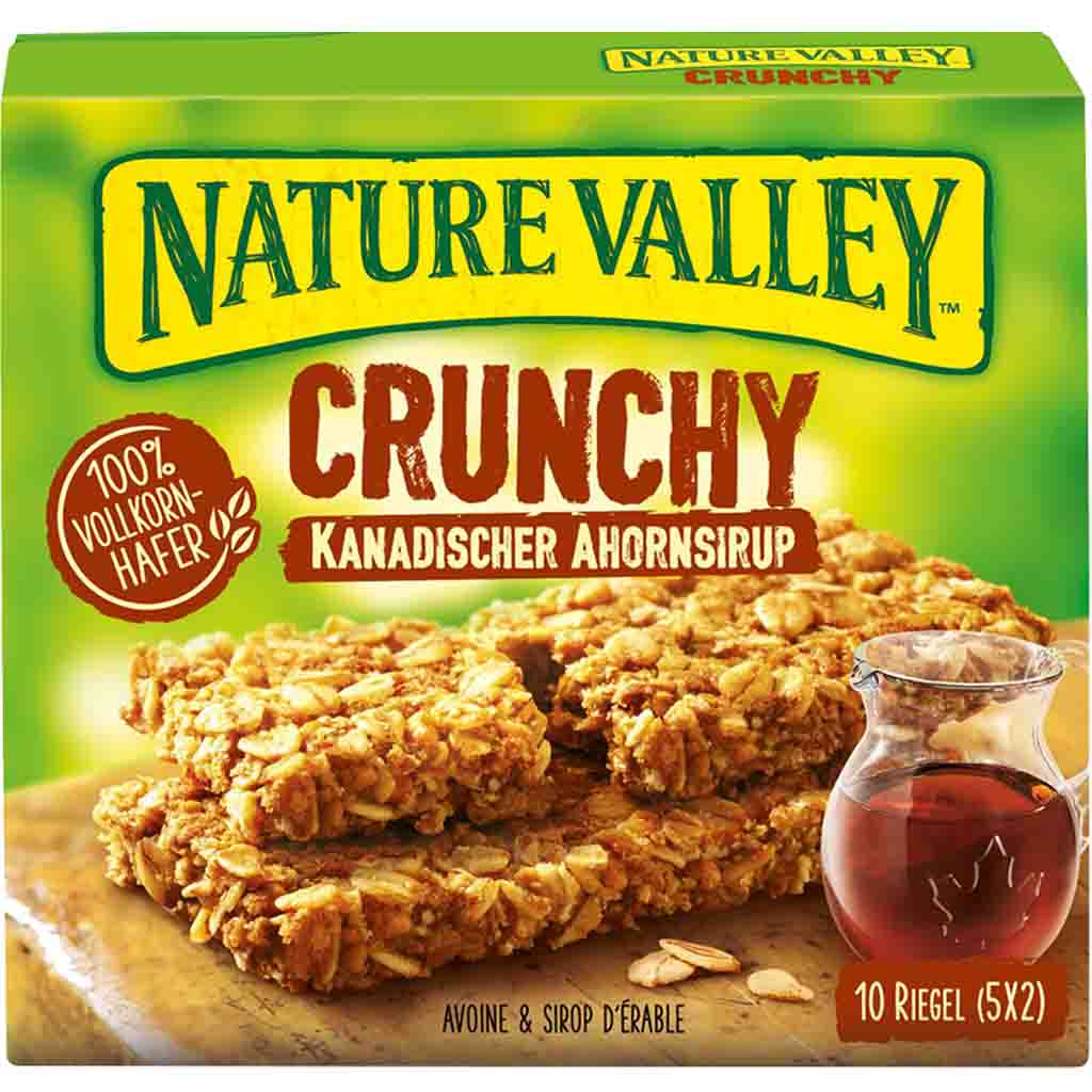 Nature Valley Müsliriegel Crunchy Kanadischer Ahornsirup 210g MHD:23.2.25