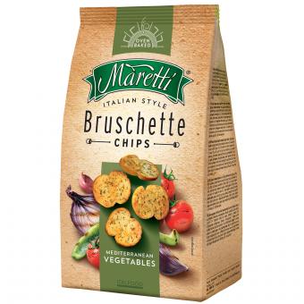 Maretti Bruschette Chips Mediterranean Vegetables 150g MHD:28.5.25