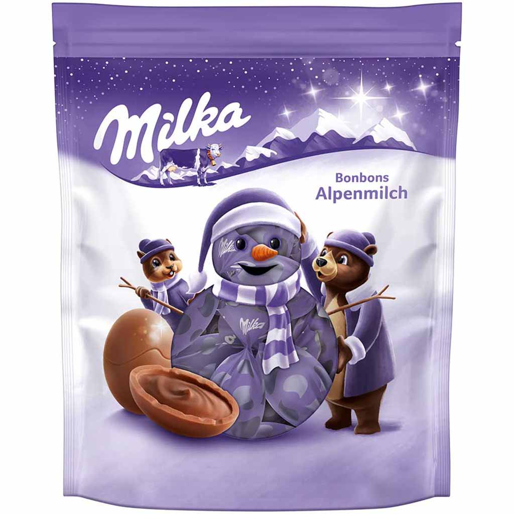 Milka Bonbons Alpenmilch 86g MHD:30.3.24