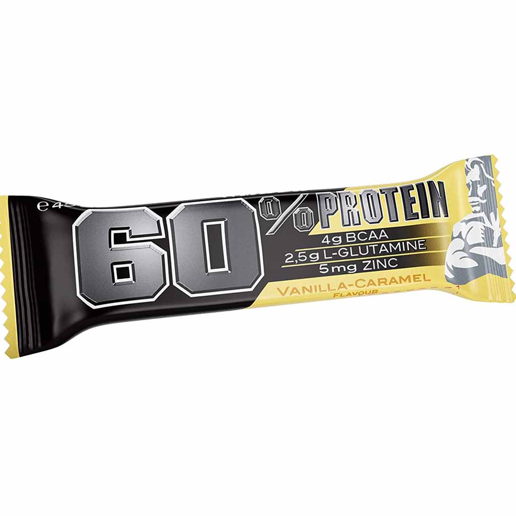 24x Weider 60% PROTEIN Riegel Vanilla Caramel á 45g=1080g MHD:30.10.25