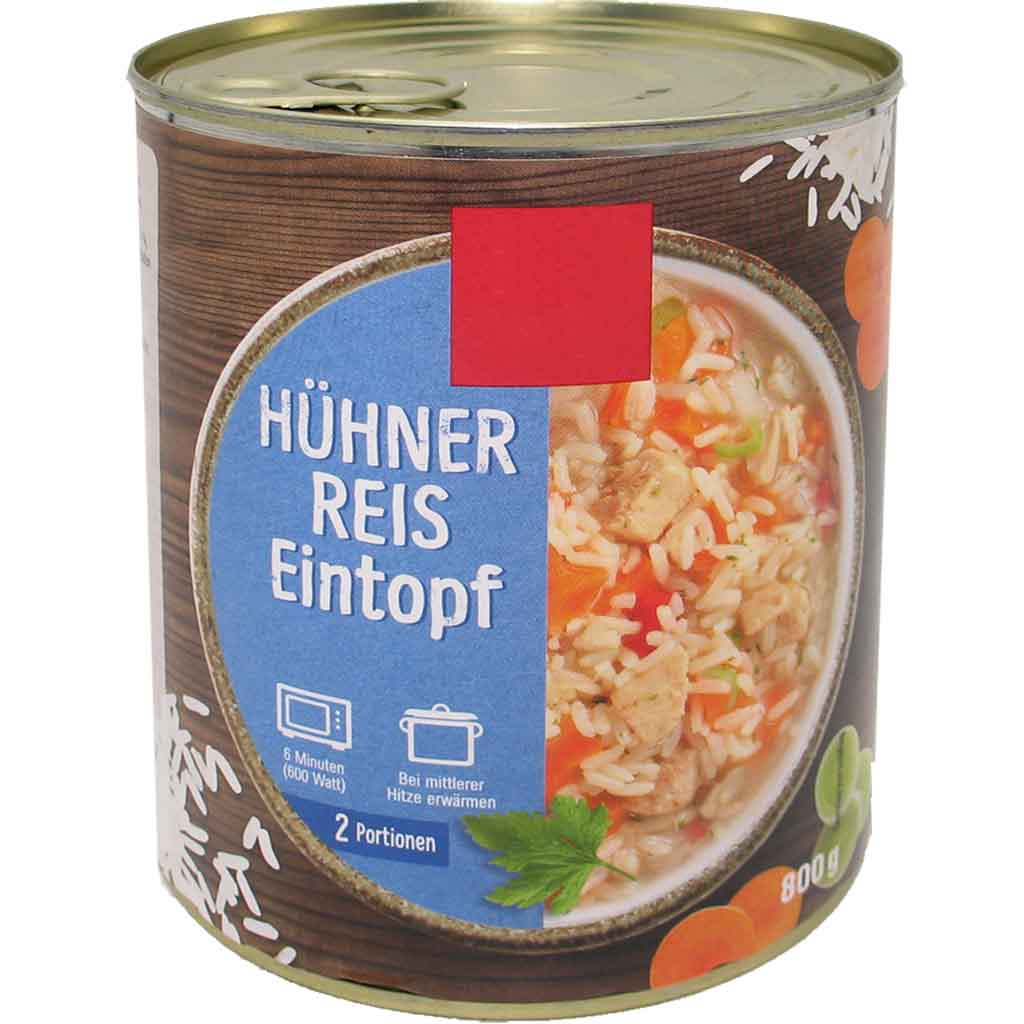 Buss Hühner Reis Eintopf 800g MHD:7.9.26