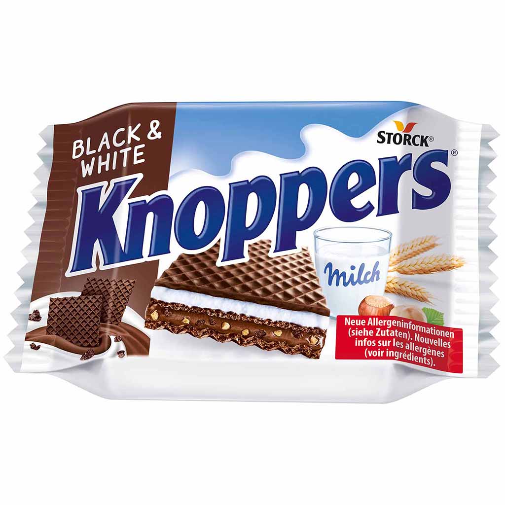 Knoppers Schnitte Black and White