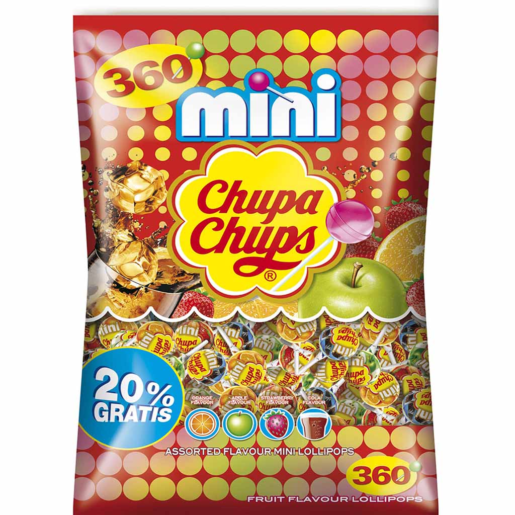 Chupa Chups Mini Lutscher 360er 2160g MHD:30.11.23