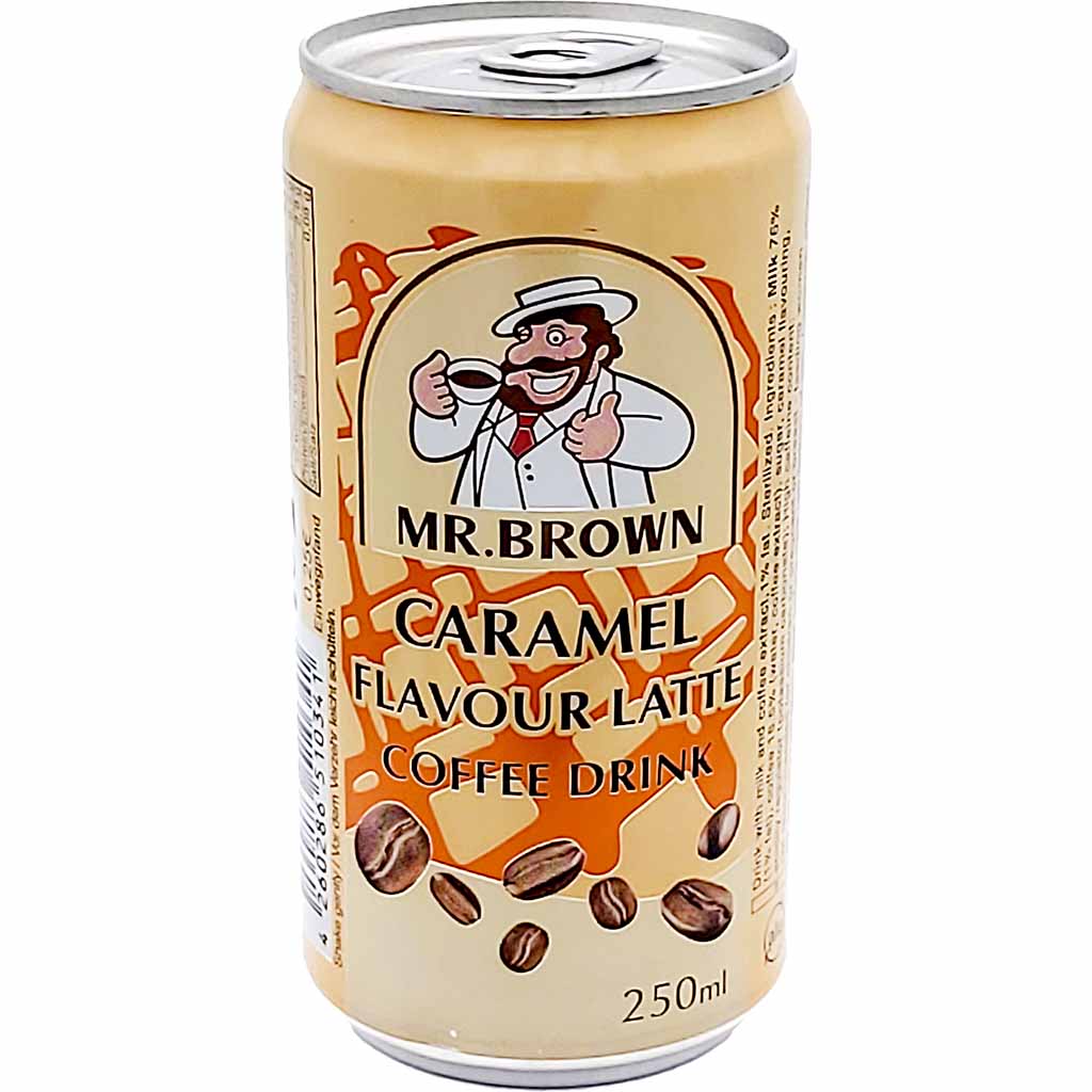 Mr.Brown Coffee Drink Caramel Latte Dose 250ml