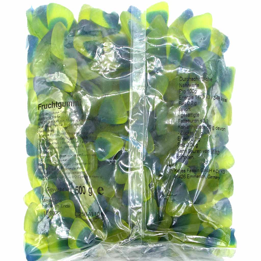 Katjes Fruchtgummi mit Citrus/Minz Aroma 1B Ware 500g MHD:30.11.22