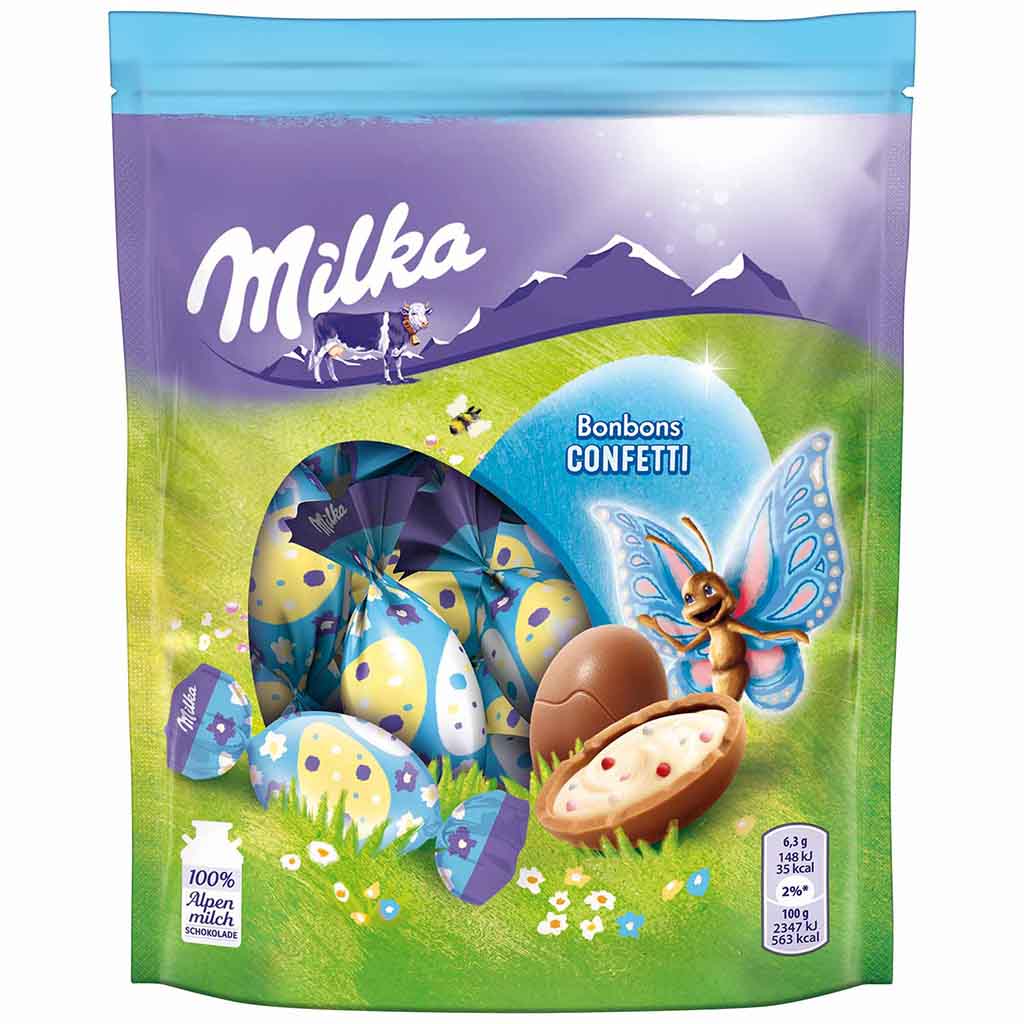 Milka Bonbons Confetti Ostern 86g MHD:30.7.22