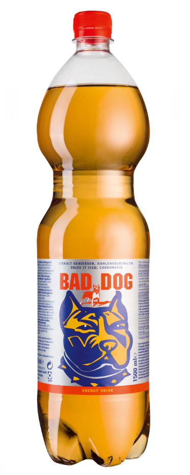 Bad Dog Energy Getränk 1,5 Liter MHD:23.2.25