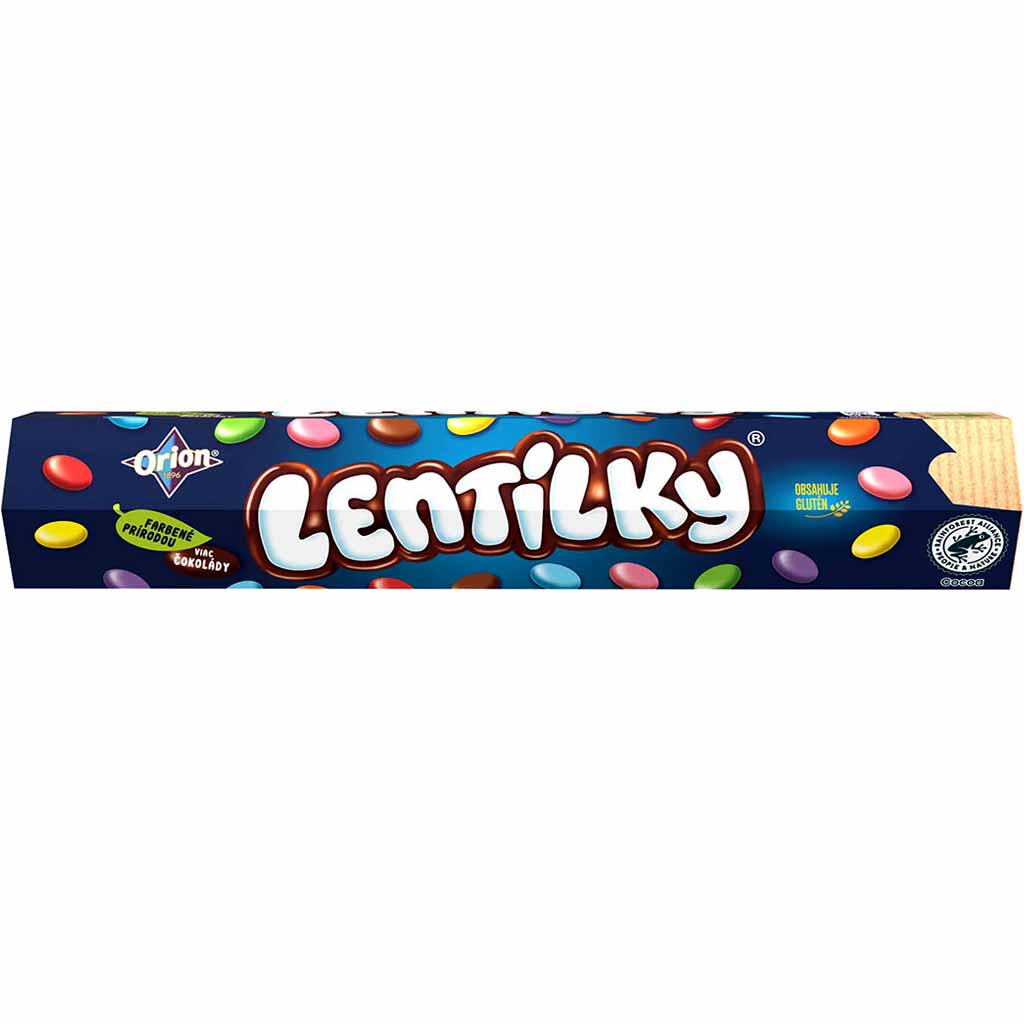 Lentilky Hexa Schokolinsen 130g MHD:30.12.22