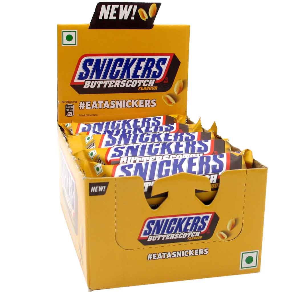 Snickers Butterscotch Schokoriegel 15x40g=600g MHD:19.10.24
