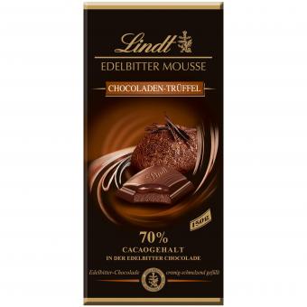 Lindt Edelbitter Mousse Chocoladen-Trüffel 150g Tafelschokolade MHD:31.1.22