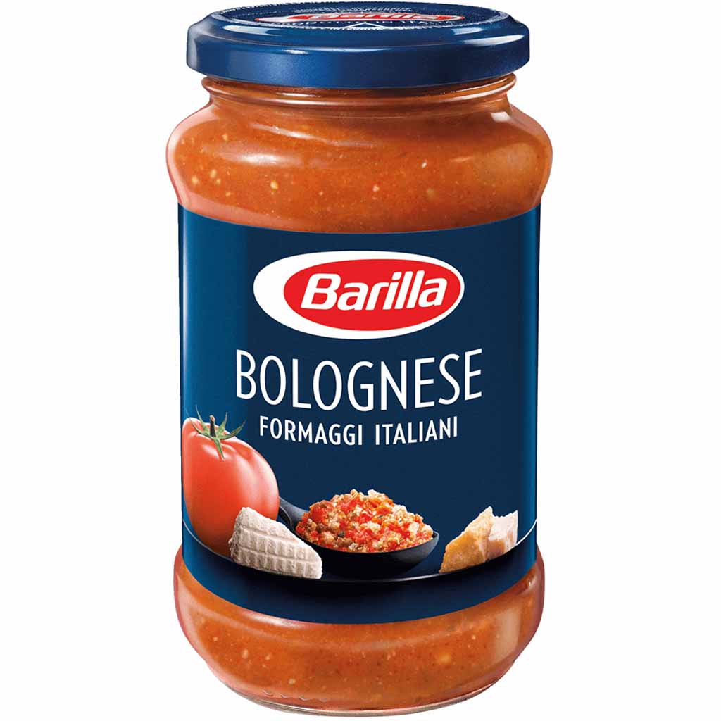 Barilla Sauce Bolognese Formaggi Italiani 400g MHD:30.10.23