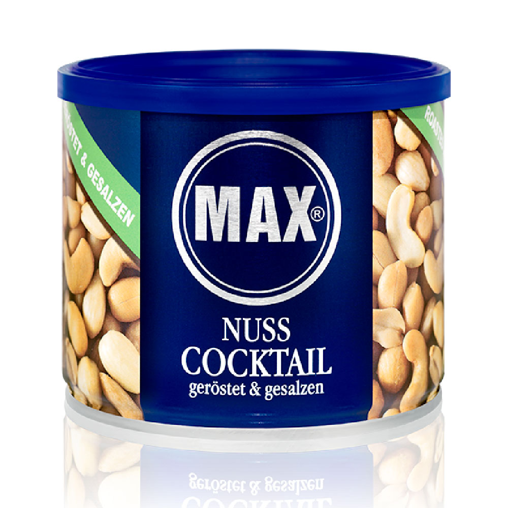 MAX Nuss Cocktail geröstet und gesalzen 250g MHD:30.6.25