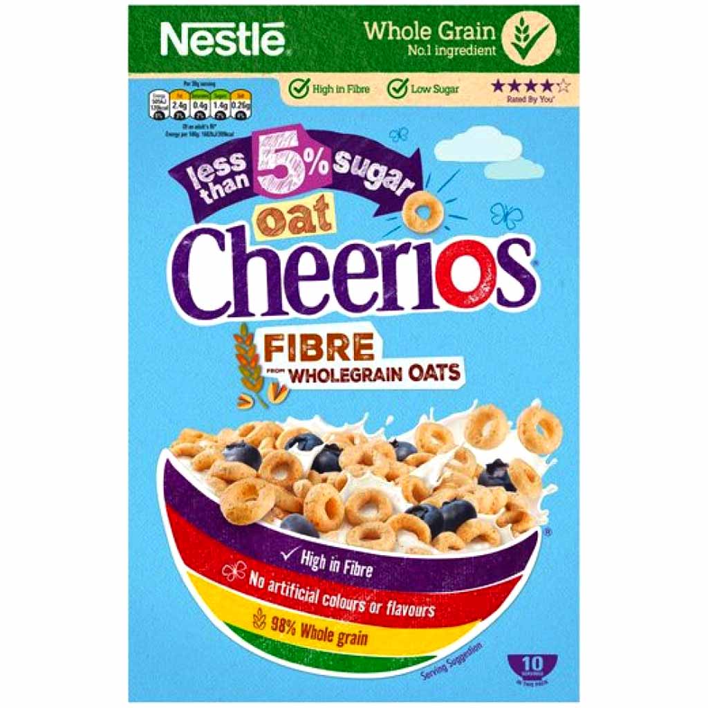 Nestle Oat Cheerios Low Zucker 325g MHD:30.12.21