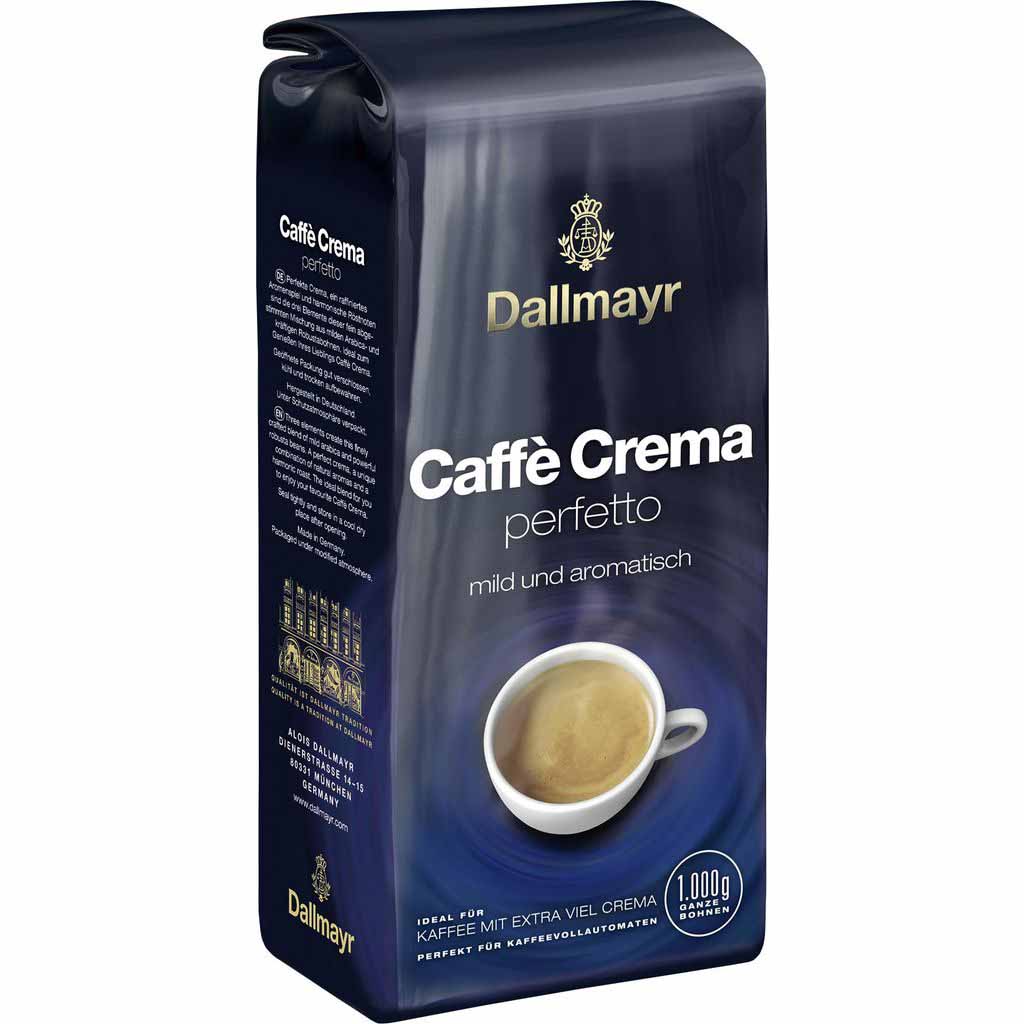 Dallmayr Caffe Crema perfetto ganze Bohnen 1000g MHD:30.8.23