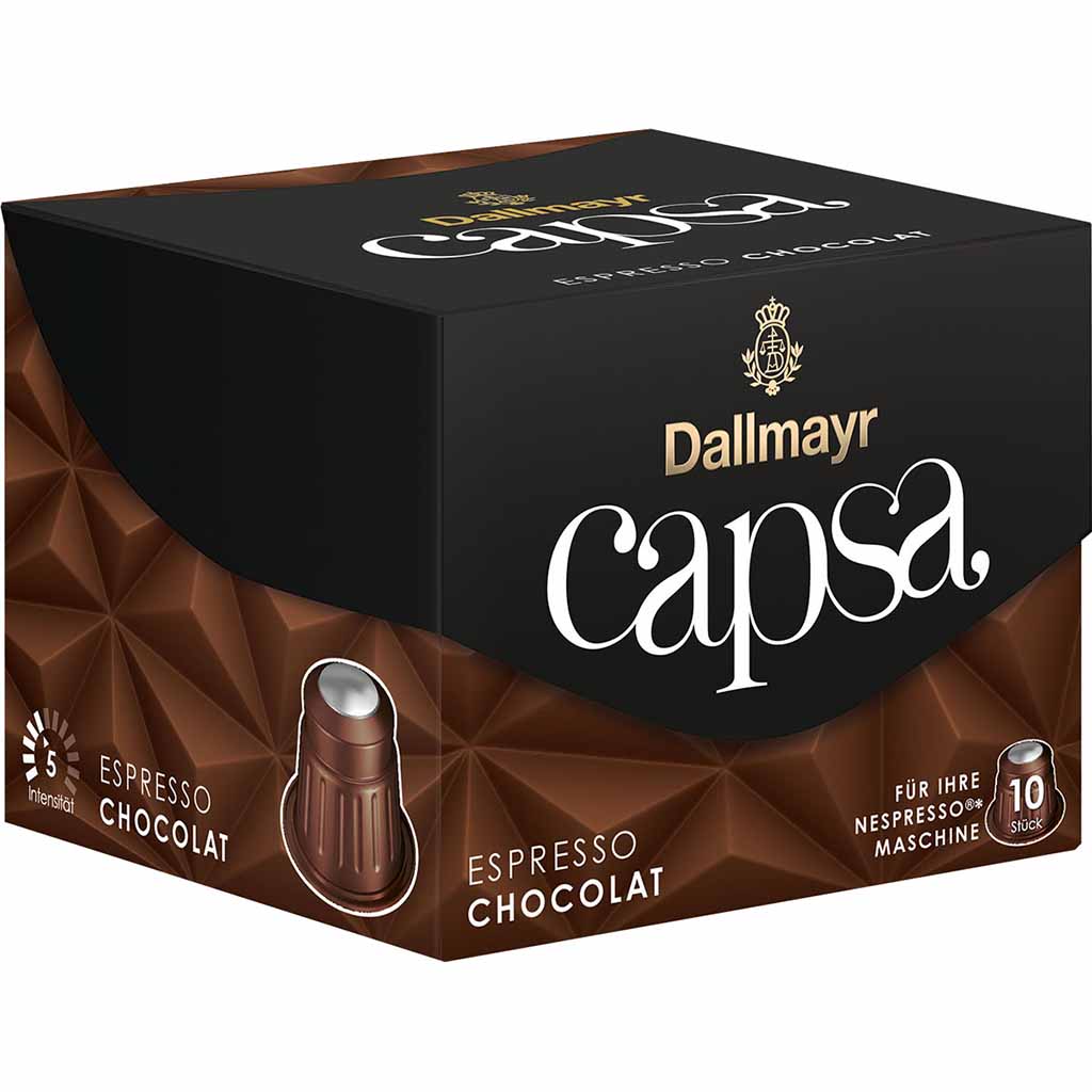 Dallmayr NESPRESSO Capsa Espresso Chocolat 10er 56g MHD:30.7.22
