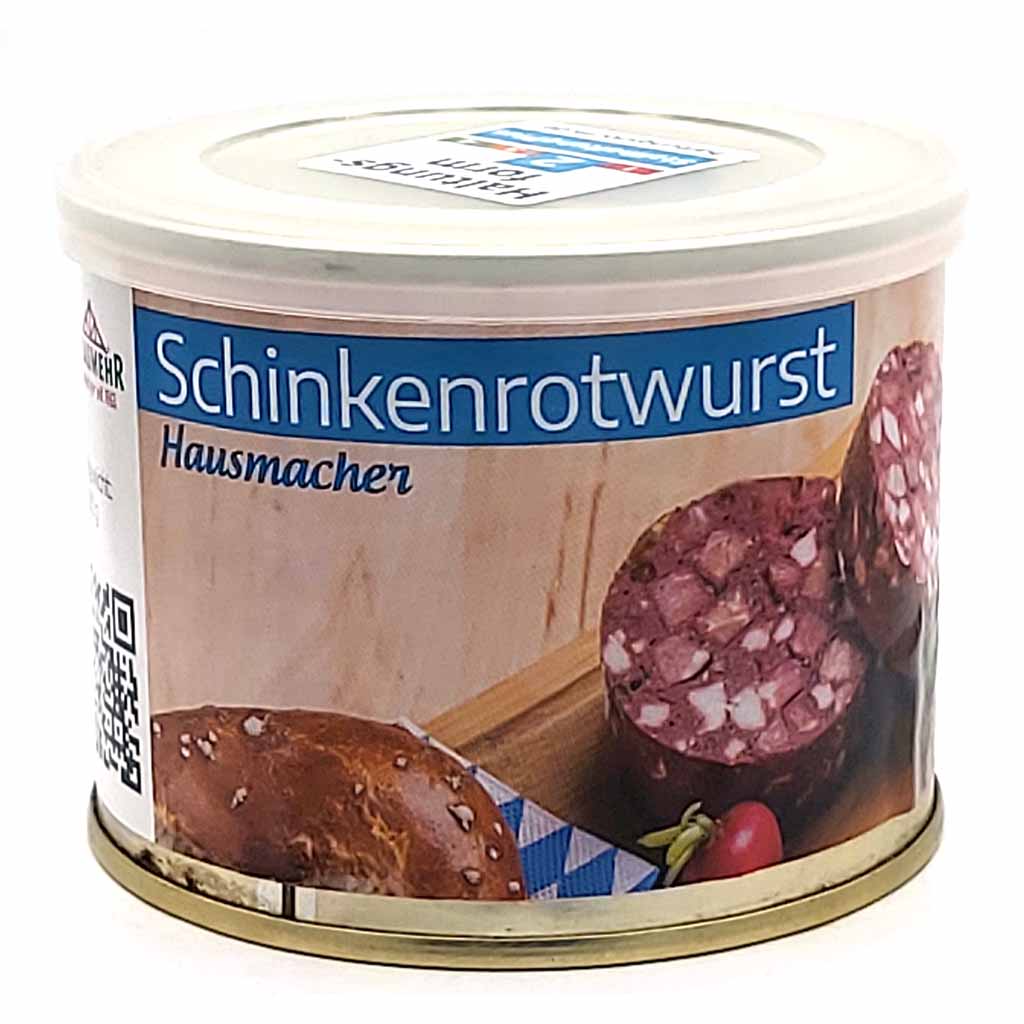 Grasmehr Hausmacher Schinkenrotwurst 200g