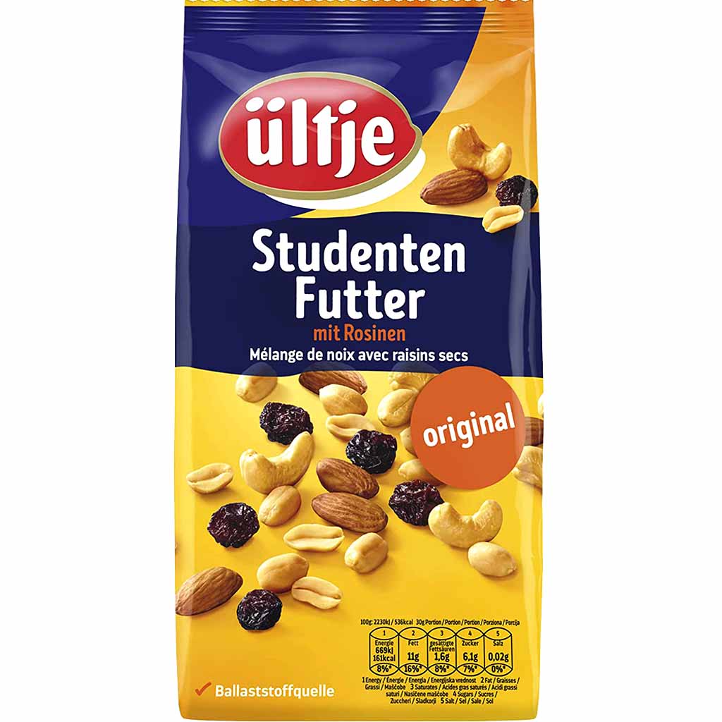 ültje Studentenfutter Original 1kg MHD:28.2.25